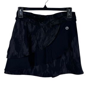 Dona Jo Print Skort Women Sz 2 Large Pickleball Tennis Golf